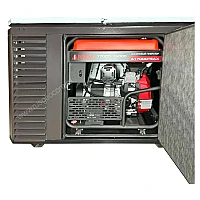 Бензиновый генератор A-iPower A17000TEAX в супертихом зимнем кожухе 1700SS RAL 8019 + блок автозапуска A-iPower 230В/400В 100А 8 ПИН