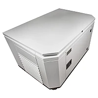 Бензиновый генератор FUBAG BS 7500 A ES в тихом зимнем кожухе 1200 RAL 7035