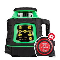 Ротационный нивелир AMO ROTOR 300G с зеленым лучом