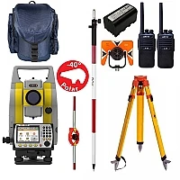 Максимальный комплект 8 в 1 тахеометр GeoMax Zoom 50 5" accXess5 SUPER POLAR -40°
